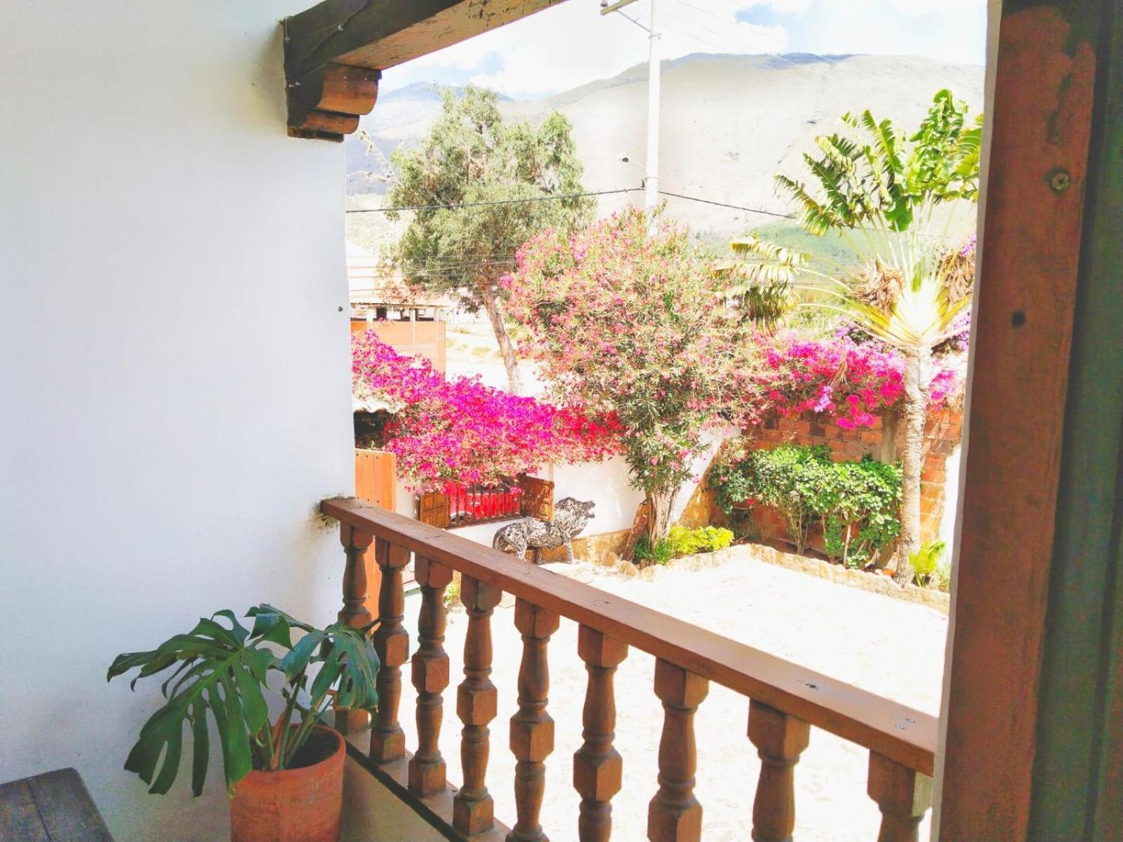 Hostal Balcon De Anita Rancho Tranquera Villa de Leyva Eksteriør bilde
